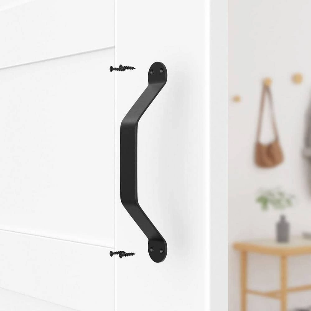 Brand new π WINSOON 9-1/16 in. L Black Powder Sliding Barn Door Pull Handle Set, Rustic Steel Gate Door Handle π₯° 5 Brand new π WINSOON 9-1/16 in. L Black Powder Sliding Barn Door Pull Handle Set, Rustic Steel Gate Door Handle π₯° - Image 5