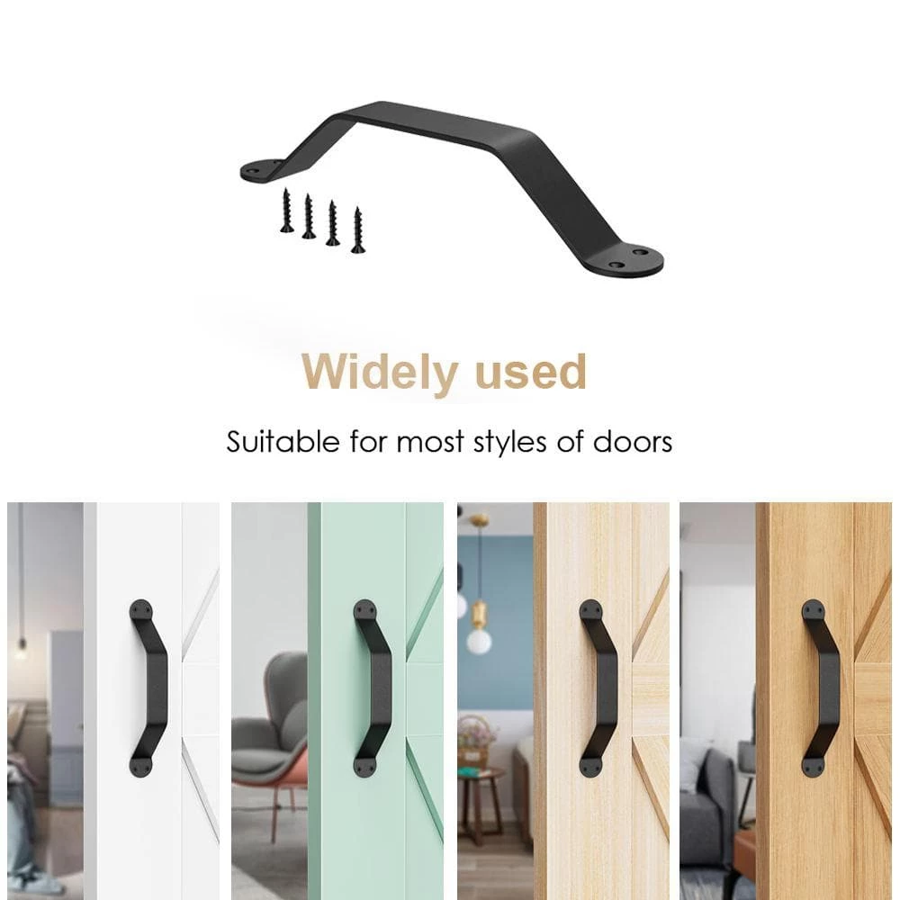 Brand new π WINSOON 9-1/16 in. L Black Powder Sliding Barn Door Pull Handle Set, Rustic Steel Gate Door Handle π₯° 7 Brand new π WINSOON 9-1/16 in. L Black Powder Sliding Barn Door Pull Handle Set, Rustic Steel Gate Door Handle π₯° - Image 7