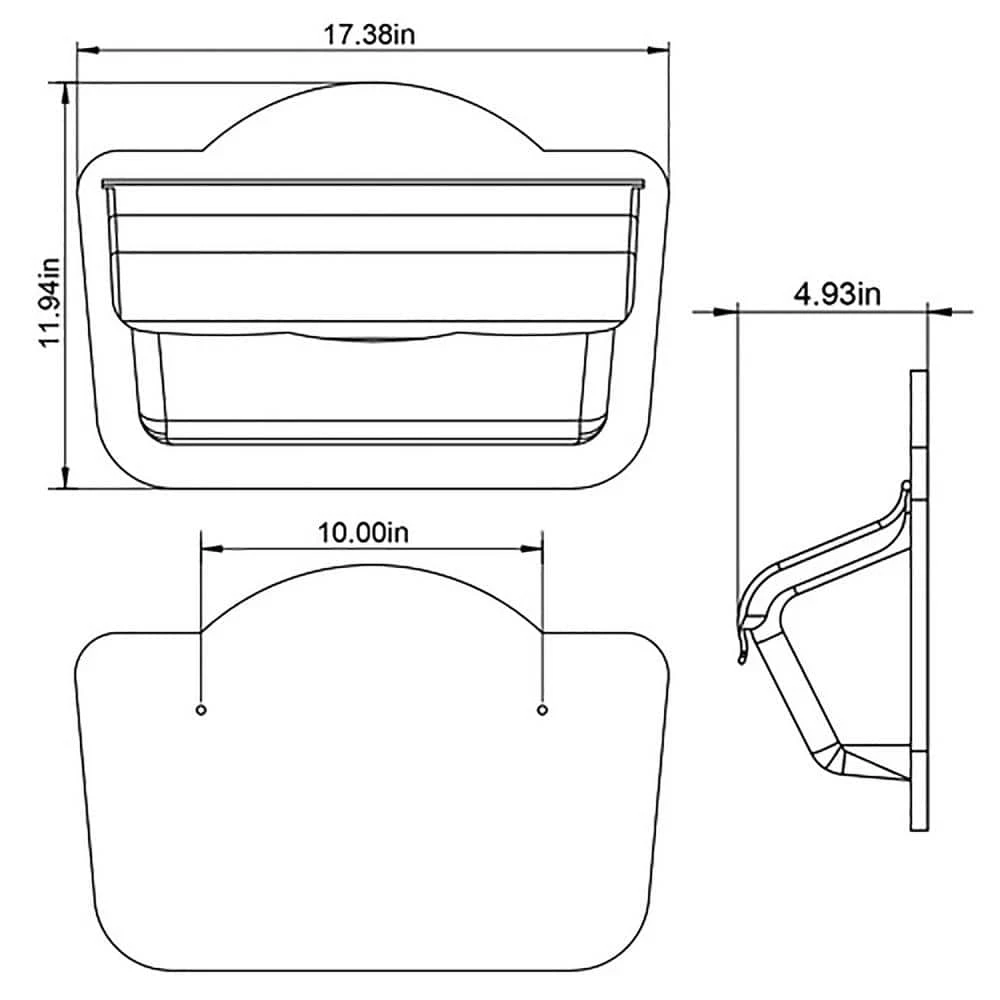 New 👏 Gibraltar Mailboxes Covington Small, Aluminum, Wall Mount Mailbox, Verde Green 😉 4 New 👏 Gibraltar Mailboxes Covington Small, Aluminum, Wall Mount Mailbox, Verde Green 😉 - Image 4