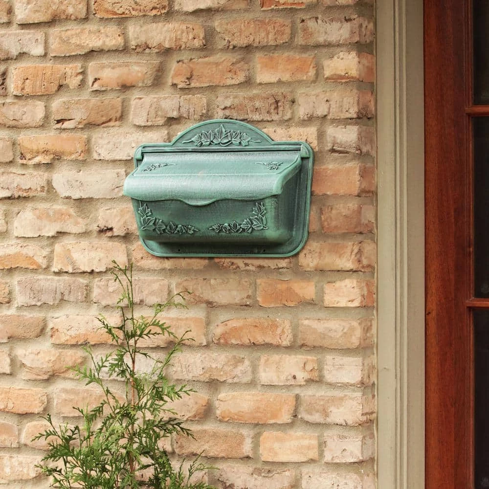 New 👏 Gibraltar Mailboxes Covington Small, Aluminum, Wall Mount Mailbox, Verde Green 😉 3 New 👏 Gibraltar Mailboxes Covington Small, Aluminum, Wall Mount Mailbox, Verde Green 😉 - Image 3