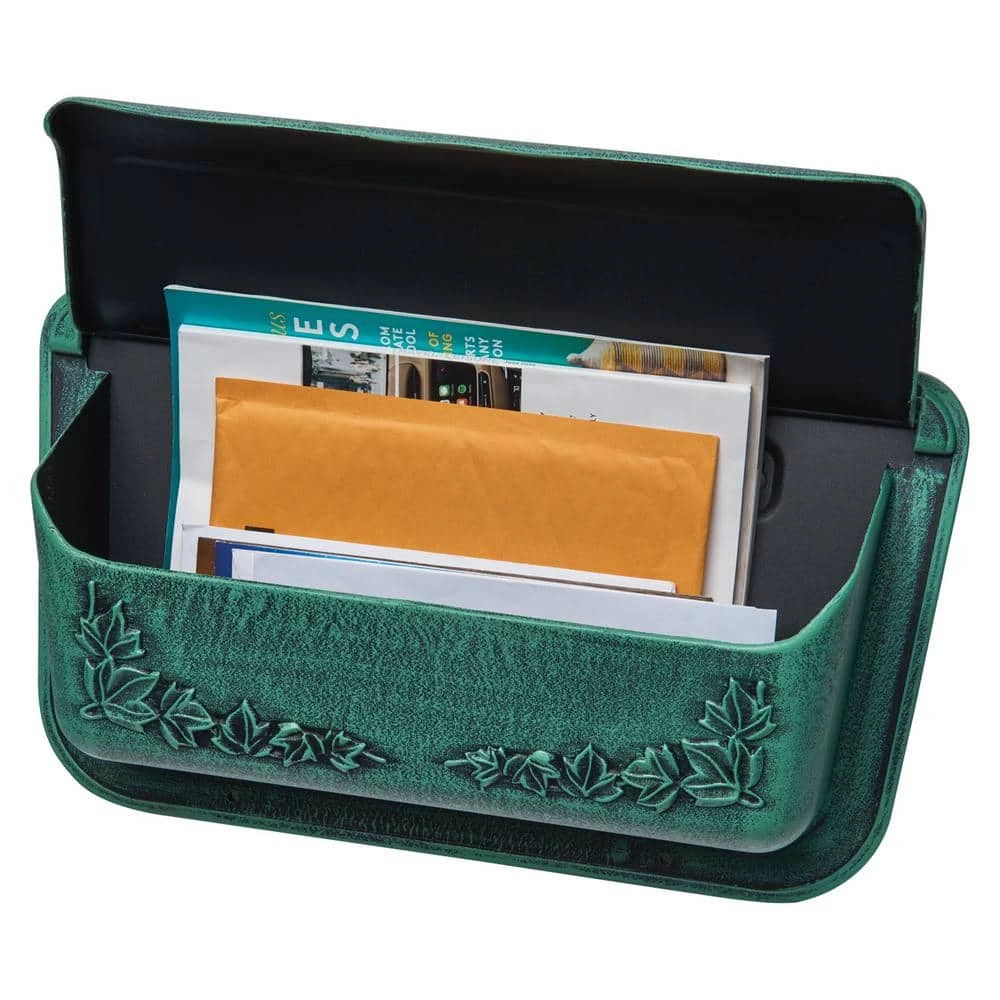 New 👏 Gibraltar Mailboxes Covington Small, Aluminum, Wall Mount Mailbox, Verde Green 😉 2 New 👏 Gibraltar Mailboxes Covington Small, Aluminum, Wall Mount Mailbox, Verde Green 😉 - Image 2