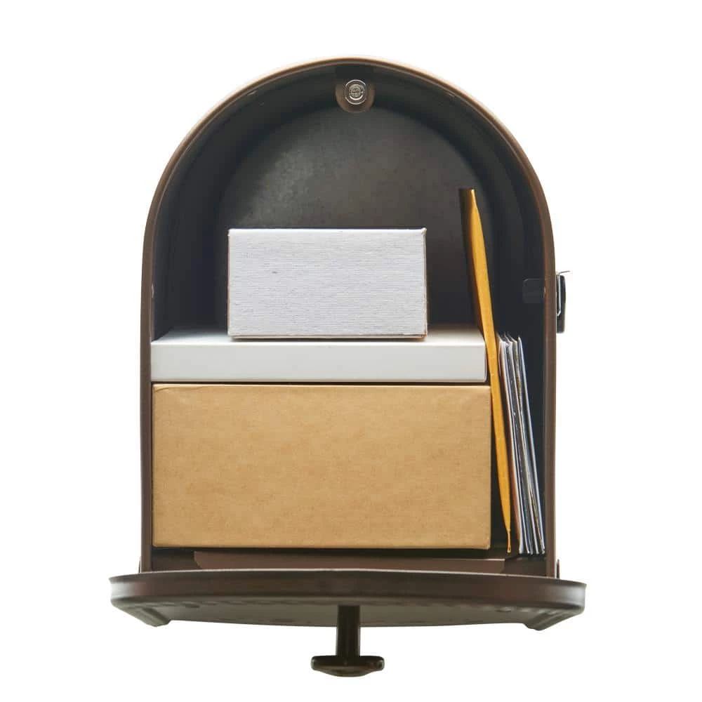 Discount ⌛ Gibraltar Mailboxes Edwards Venetian Bronze, Large, Steel, Post Mount Mailbox 🧨 3 Discount ⌛ Gibraltar Mailboxes Edwards Venetian Bronze, Large, Steel, Post Mount Mailbox 🧨 - Image 3