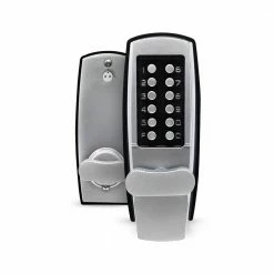 Best reviews of 🎁 Premier Lock Satin Chrome Mechanical Push-Button Heavy-Duty Keyless Entry Lock with Holdback Function 🧨 -Premier Lock Sales premier lock deadbolts kl04 fa 1000