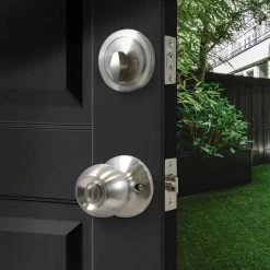 New 💯 Premier Lock Stainless Steel Entry Door Knob Combo Lock Set with Deadbolt and 18 Keys Total, (3-Pack, Keyed Alike) ⭐ -Premier Lock Sales premier lock door lock combo packs ed03 3 40 1000