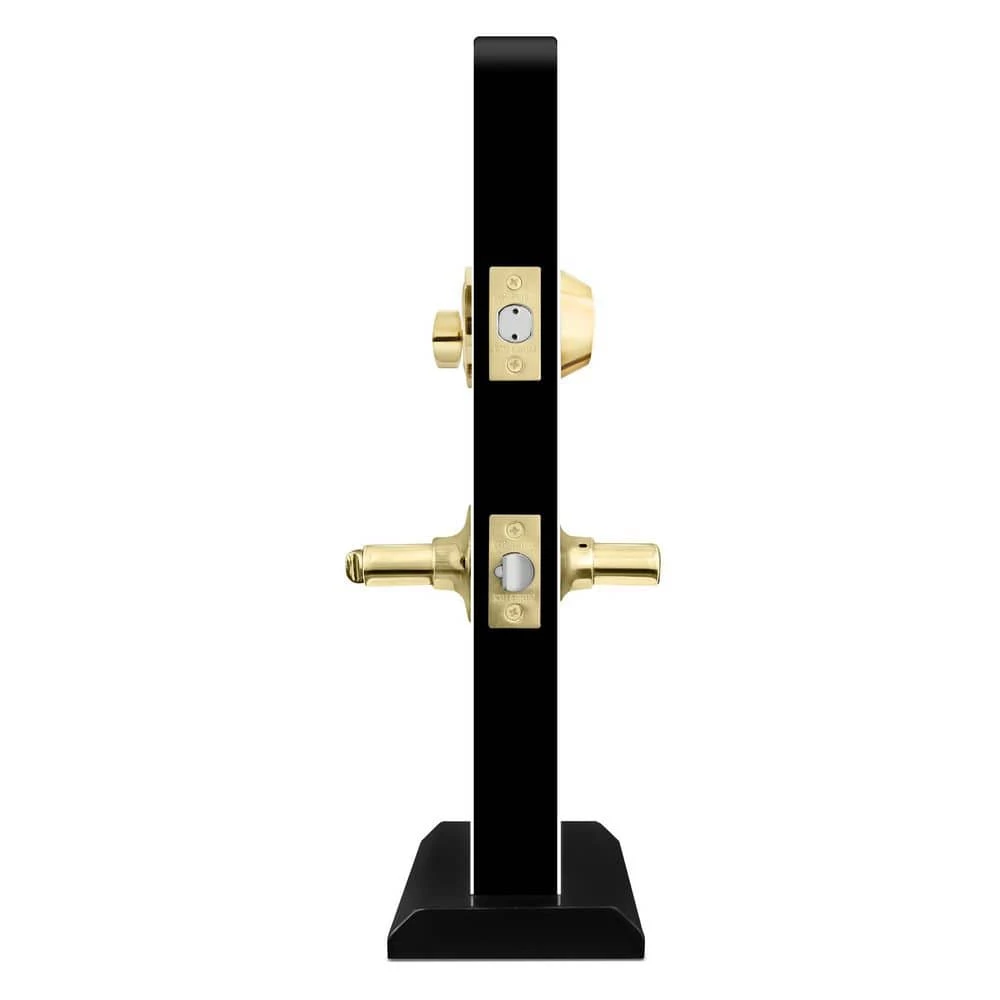 Outlet β€οΈ Premier Lock Polished Brass Entry Lock Set Door Lever Handle and Deadbolt Keyed Alike KW1 Keyway. 8 Total Keys, Keyed Alike by Set π 5 Outlet β€οΈ Premier Lock Polished Brass Entry Lock Set Door Lever Handle and Deadbolt Keyed Alike KW1 Keyway. 8 Total Keys, Keyed Alike by Set π - Image 5