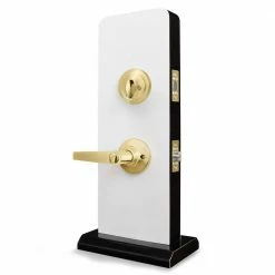 Brand new 🔥 Premier Lock Polished Brass Entry Lock Set Door Lever Handle and Deadbolt Keyed Alike SC1 Keyway. 24 Total Keys, Keyed Alike by Set 🤩 -Premier Lock Sales premier lock door lock combo packs led02c 6 a0 1000