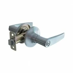 Buy β€οΈ Premier Lock Satin Nickel Privacy Door Lever Lock Set with 2 Keys π―