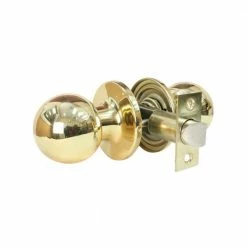 Buy 🔔 Premier Lock Solid Brass Passage Hall/Closet Door Knob 🌟