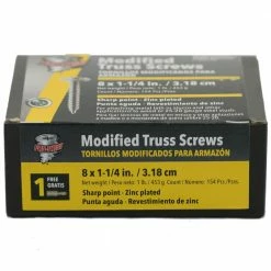 New 🔔 Pro-Twist #8 x 1-1/4 in. Phillips Truss-Head Drywall Screws (1 lb. Pack) 👍