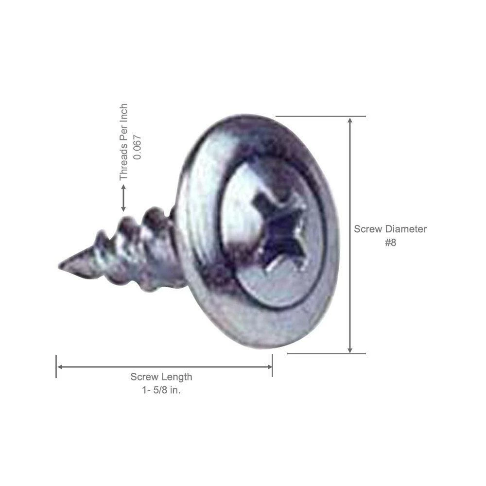 Wholesale π Pro-Twist #8 1-5/8 in. Phillips Truss-Head Drywall Screws (1 lb. Pack) π 2 Wholesale π Pro-Twist #8 1-5/8 in. Phillips Truss-Head Drywall Screws (1 lb. Pack) π - Image 2