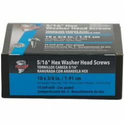 Buy 🔥 Pro-Twist #10 x 3/4 in. External Hex Flange Hex-Head Sheet Metal Screw (1 lb. Pack) ⌛