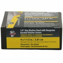 Coupon π₯° Pro-Twist #9 x 1-1/2 in. External Hex Flange Hex-Head Sheet Metal Screw (1 lb.-Pack) π