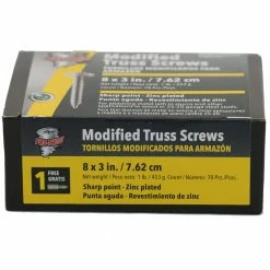 Cheap ❤️ Pro-Twist #8 x 3 in. Phillips Modified Truss Screw (1 lb. Pack) ✨