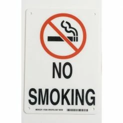 Cheapest 🧨 Brady 10 in. x 7 in. Fiberglass No Smoking Sign 🔥