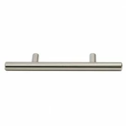 Outlet 💯 Rok Solid 3 in. (76 mm) Center-to-Center Brushed Nickel Kitchen Cabinet Drawer T-Bar Pull Handle Pull (25-Pack) 🌟 -Premier Lock Sales rok drawer pulls p9311876bn 25 4f 1000