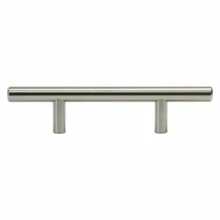 Outlet 💯 Rok Solid 3 in. (76 mm) Center-to-Center Brushed Nickel Kitchen Cabinet Drawer T-Bar Pull Handle Pull (25-Pack) 🌟