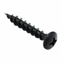 Cheapest 🔥 Rok #8 x 1 in. Philips Pan-Head Wood Screw Coarse Thread Black Phosphate (100-Pack) 🛒