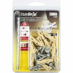 Buy 🔔 Triple Grip #6 Anchor with Screws 😍 -Premier Lock Sales triple grip hollow wall anchors 170r c3 1000