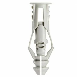 Promo β Triple Grip #8 1-1/4 Gray Ribbed Anchors with Screws (100-Pack) π