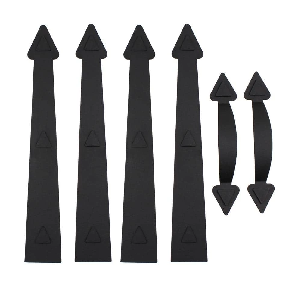 Best Pirce π₯ WINSOON Decorative Garage Door Hardware Couch House Carriage Accents Faux Hinges Curb Appeal Kit, Black (4-Hinges, 2-Handles) π 1 Best Pirce π₯ WINSOON Decorative Garage Door Hardware Couch House Carriage Accents Faux Hinges Curb Appeal Kit, Black (4-Hinges, 2-Handles) π